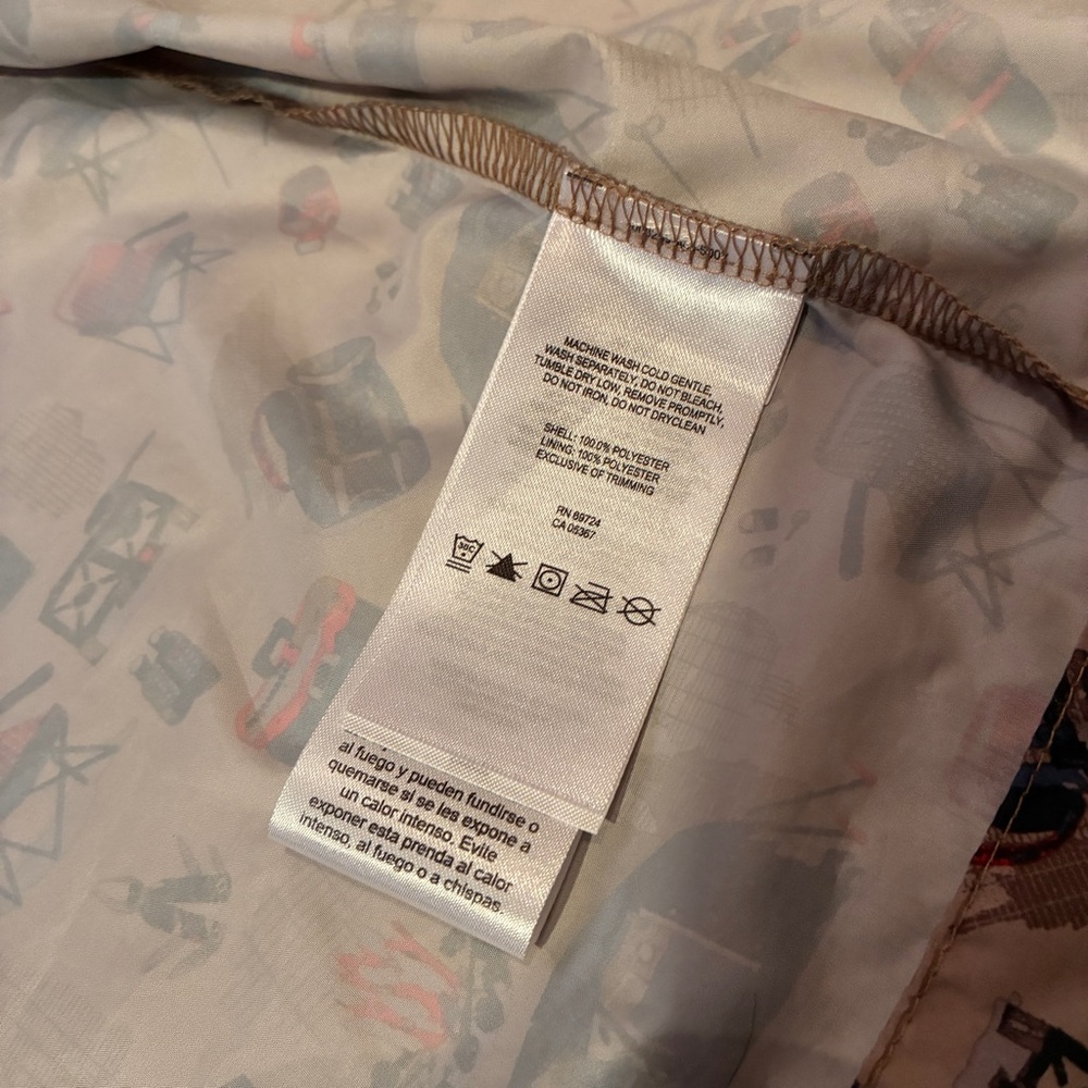 Columbia Camping Backpacking Windbreaker sz Med M lightweight hooded - Picture 9 of 9